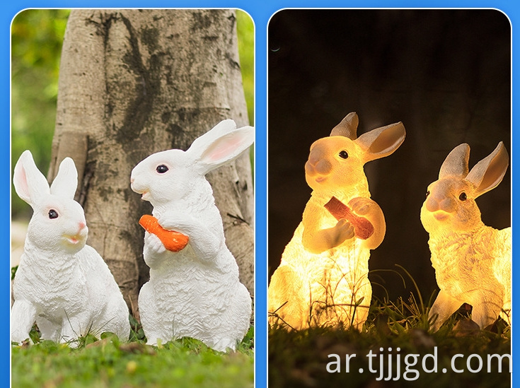 LED Solar Rabbit